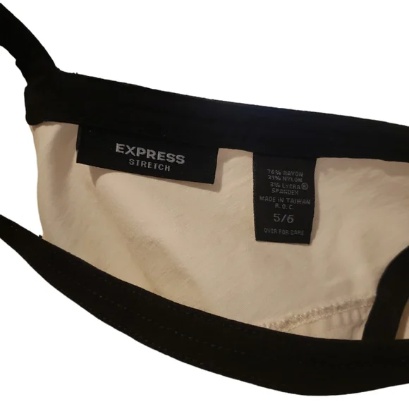 Express Women's Size 5/6 Cream and Black - Picture 4 of 4